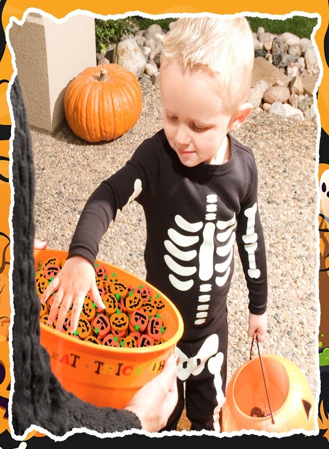 LIGHOON 48 Pcs Halloween Pumpkin Erasers for Kids Bulk, Cute Erasers Novelty Pencil Erasers Homework Rewards School Students Classroom Prizes Holiday Party Favors Gifts - Image 5